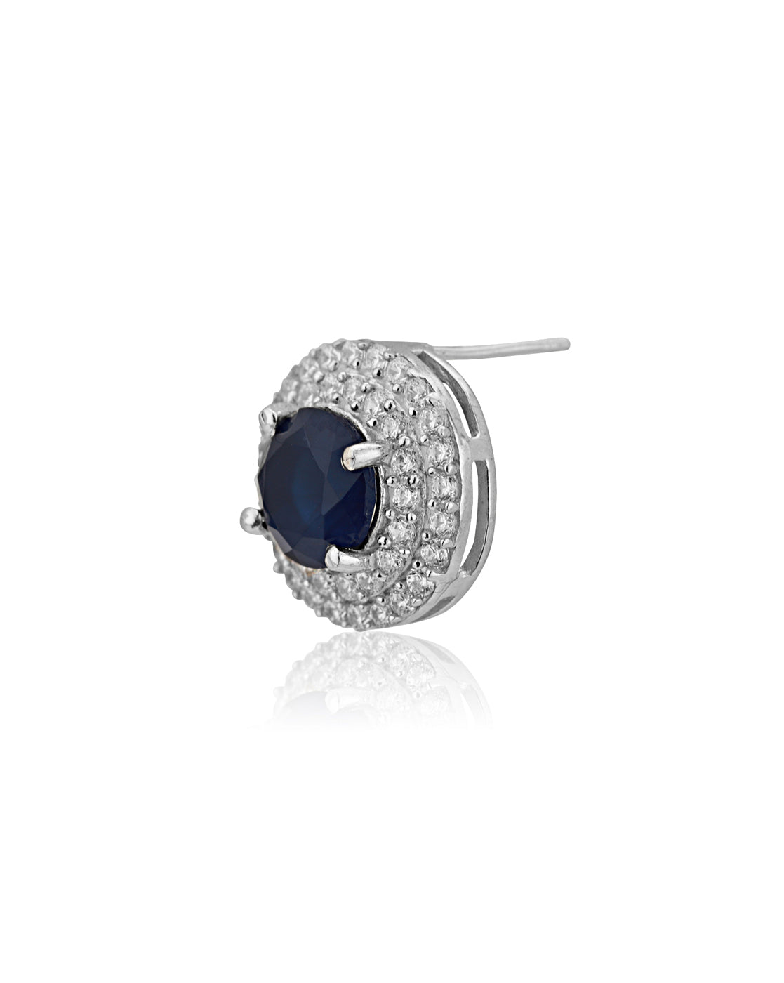 Herringbone Opaque Blue Crystal Herringbone Earrings – Anne Vaughan Designs